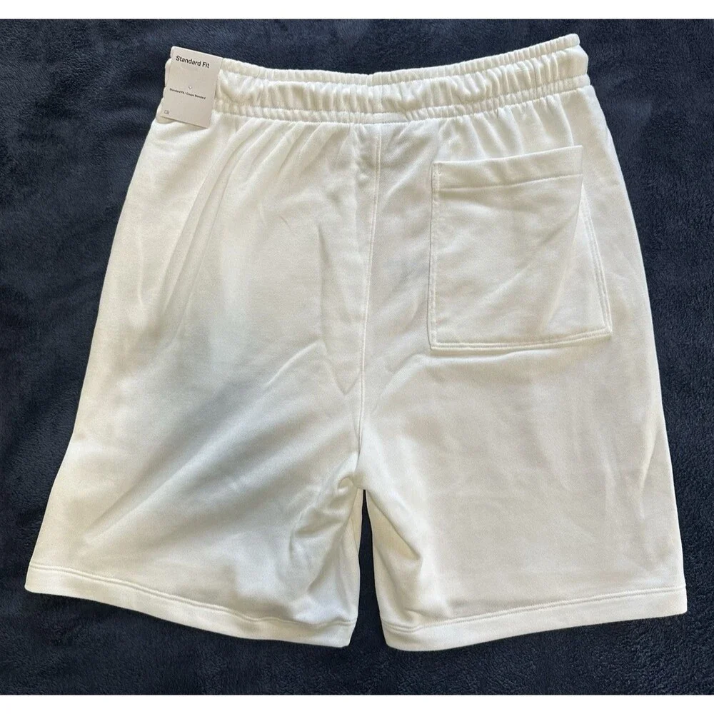 Nike Air Jordan Flight MVP Fleece Shorts White Turquoise FN4700-100 Men's M NWT